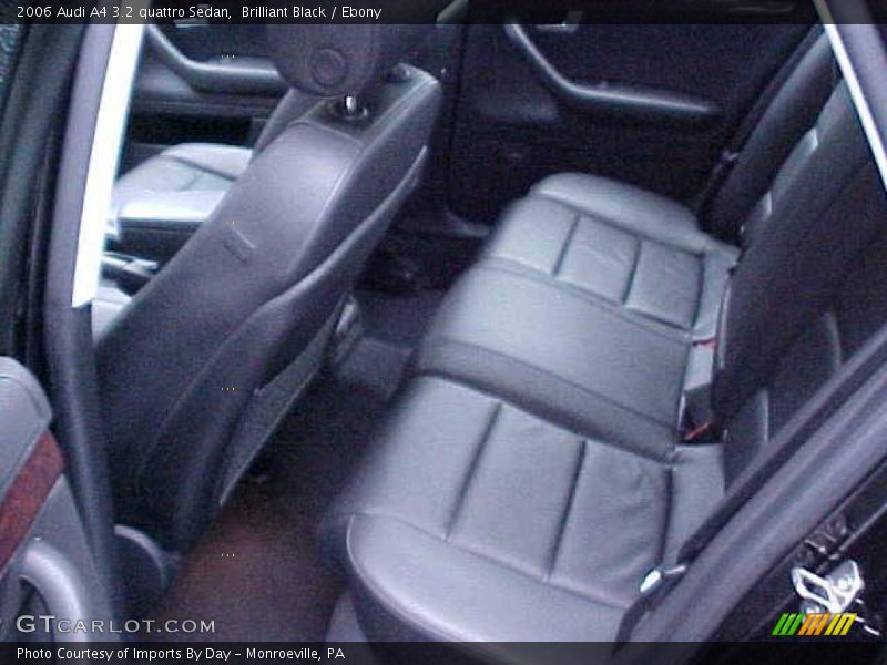 Brilliant Black / Ebony 2006 Audi A4 3.2 quattro Sedan