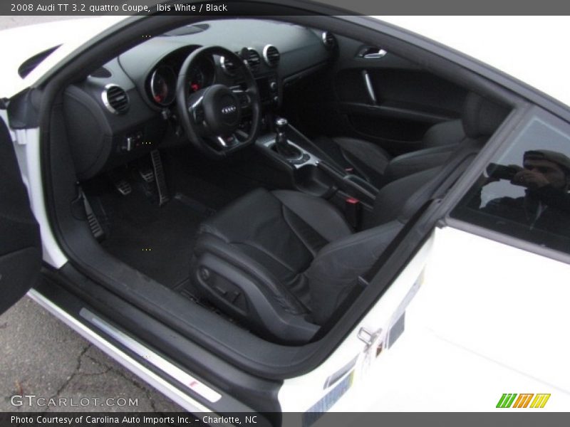 Ibis White / Black 2008 Audi TT 3.2 quattro Coupe
