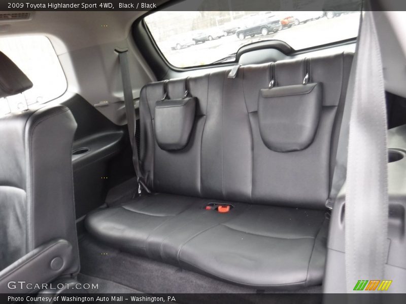 Black / Black 2009 Toyota Highlander Sport 4WD