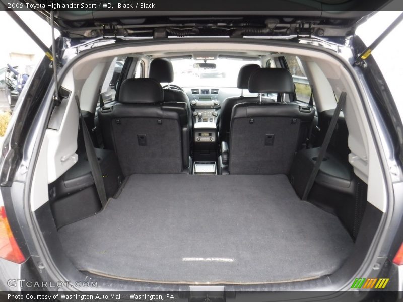 Black / Black 2009 Toyota Highlander Sport 4WD