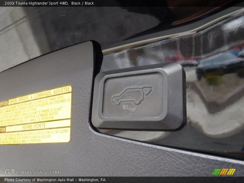 Black / Black 2009 Toyota Highlander Sport 4WD