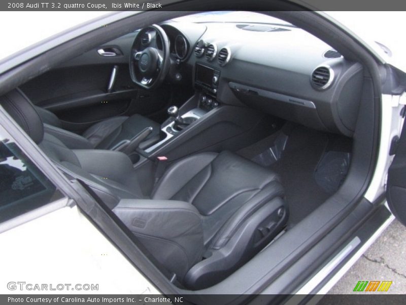 Ibis White / Black 2008 Audi TT 3.2 quattro Coupe