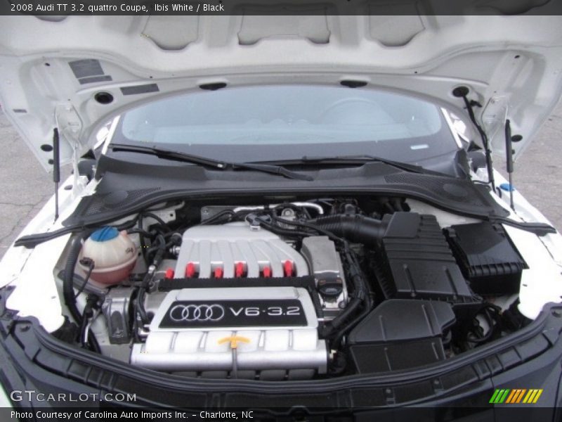 Ibis White / Black 2008 Audi TT 3.2 quattro Coupe