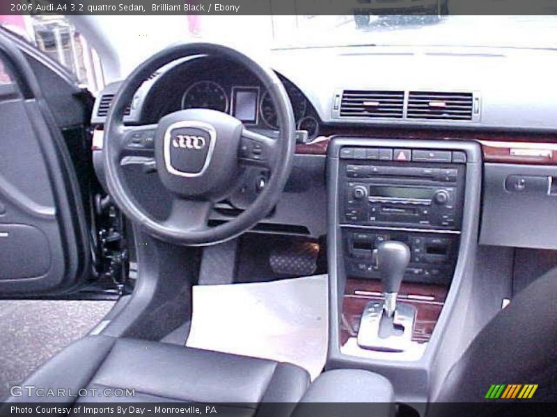 Brilliant Black / Ebony 2006 Audi A4 3.2 quattro Sedan
