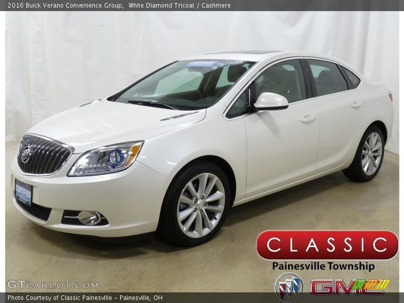 White Diamond Tricoat / Cashmere 2016 Buick Verano Convenience Group