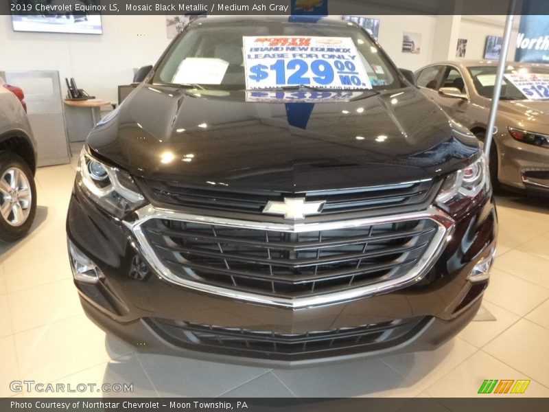 Mosaic Black Metallic / Medium Ash Gray 2019 Chevrolet Equinox LS