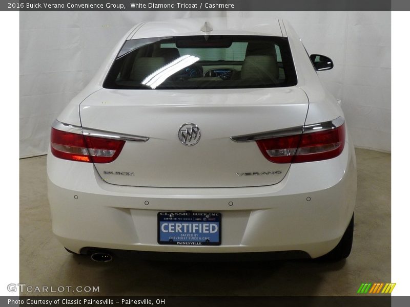 White Diamond Tricoat / Cashmere 2016 Buick Verano Convenience Group