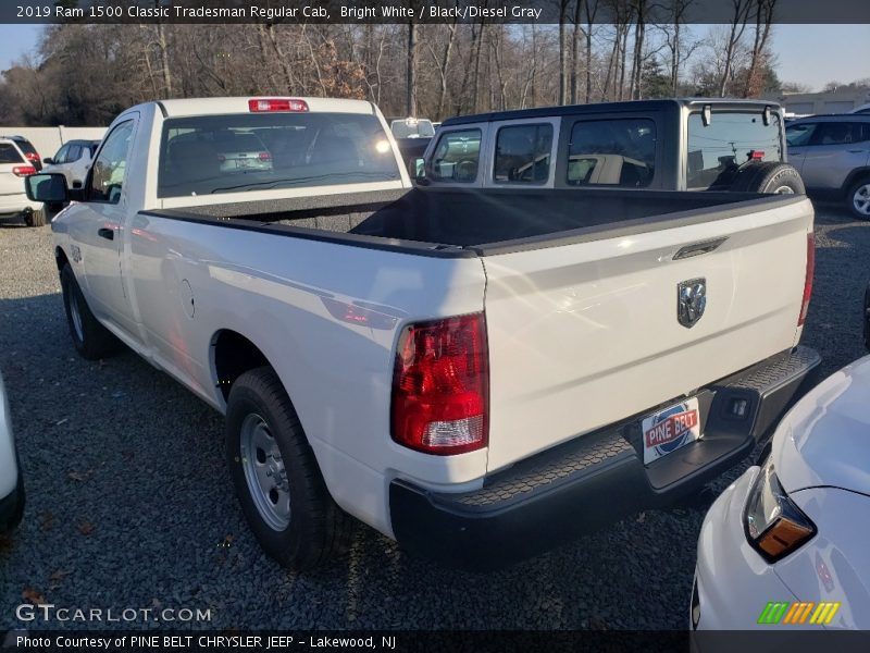 Bright White / Black/Diesel Gray 2019 Ram 1500 Classic Tradesman Regular Cab