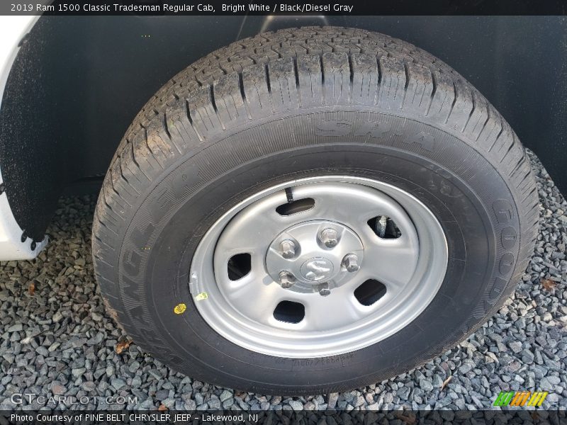 Bright White / Black/Diesel Gray 2019 Ram 1500 Classic Tradesman Regular Cab