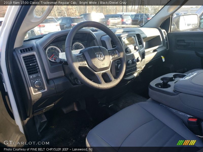 Bright White / Black/Diesel Gray 2019 Ram 1500 Classic Tradesman Regular Cab