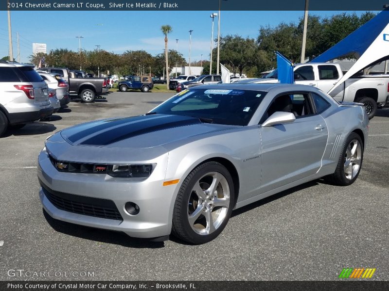 Silver Ice Metallic / Black 2014 Chevrolet Camaro LT Coupe