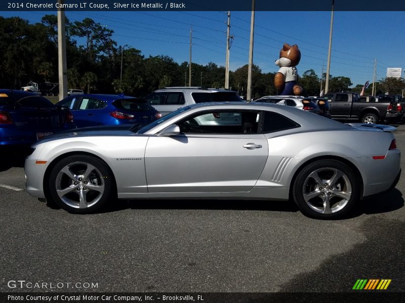 Silver Ice Metallic / Black 2014 Chevrolet Camaro LT Coupe