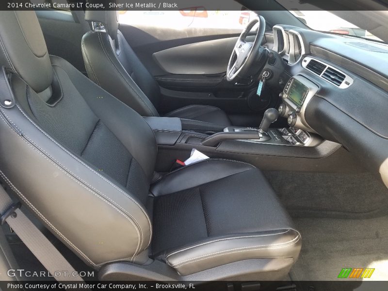 Silver Ice Metallic / Black 2014 Chevrolet Camaro LT Coupe