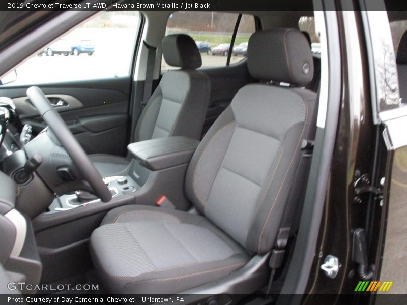 Havana Brown Metallic / Jet Black 2019 Chevrolet Traverse LT AWD
