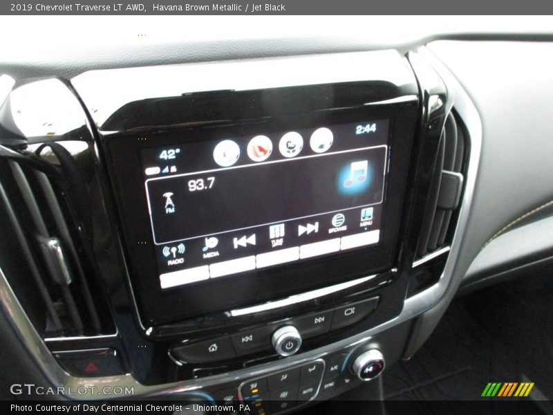 Havana Brown Metallic / Jet Black 2019 Chevrolet Traverse LT AWD