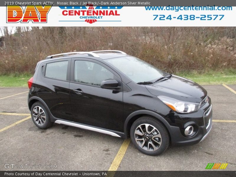 Mosaic Black / Jet Black/­Dark Anderson Silver Metallic 2019 Chevrolet Spark ACTIV