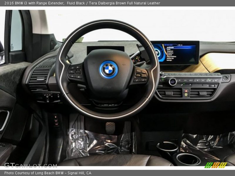 Fluid Black / Tera Dalbergia Brown Full Natural Leather 2016 BMW i3 with Range Extender