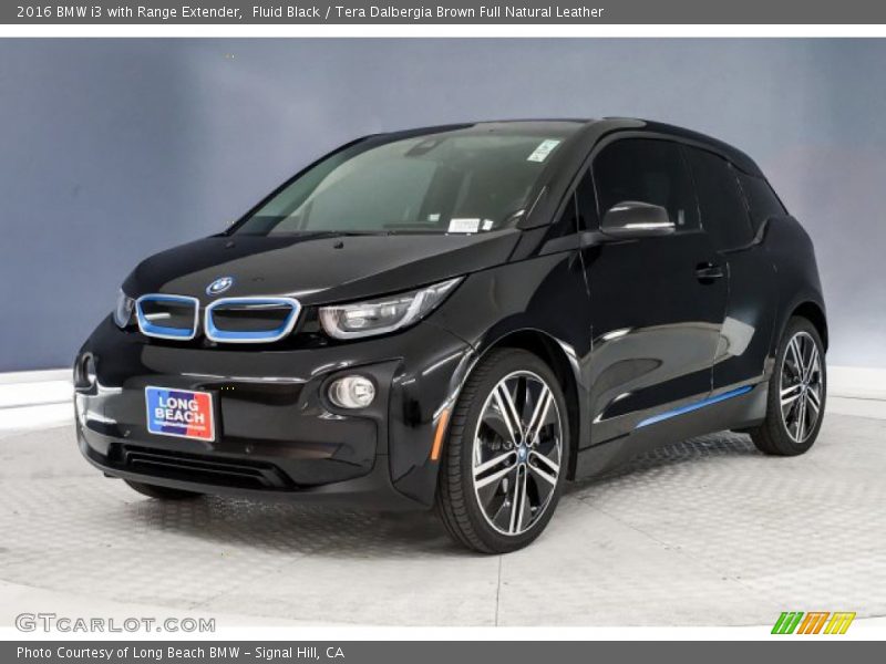Fluid Black / Tera Dalbergia Brown Full Natural Leather 2016 BMW i3 with Range Extender