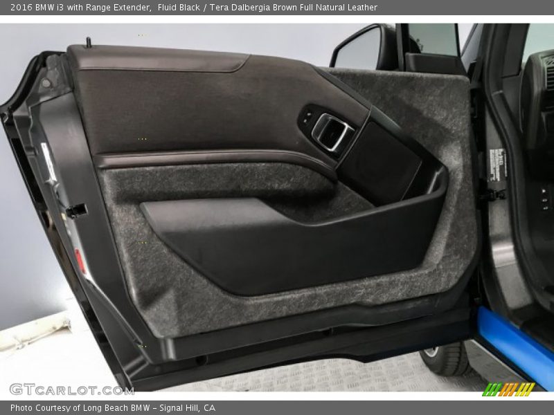 Fluid Black / Tera Dalbergia Brown Full Natural Leather 2016 BMW i3 with Range Extender