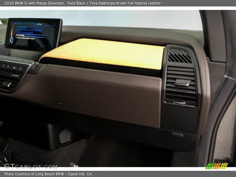Fluid Black / Tera Dalbergia Brown Full Natural Leather 2016 BMW i3 with Range Extender