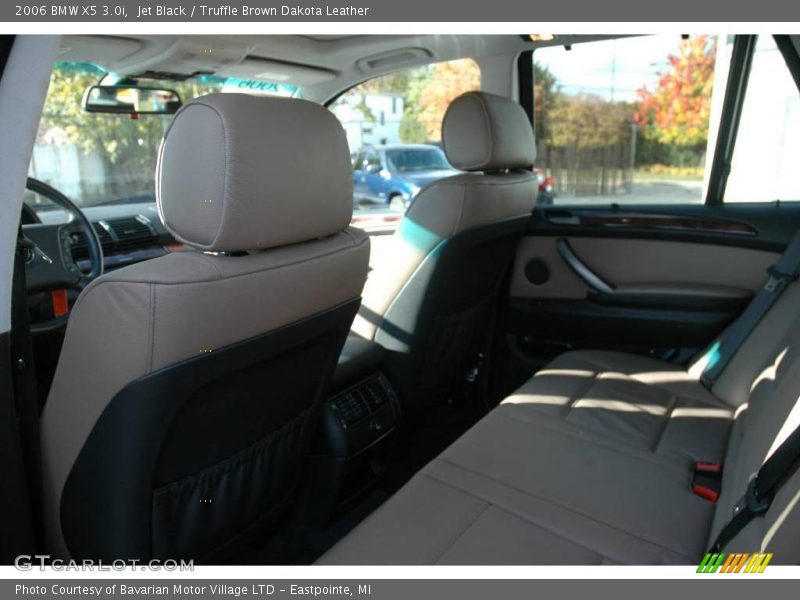 Jet Black / Truffle Brown Dakota Leather 2006 BMW X5 3.0i