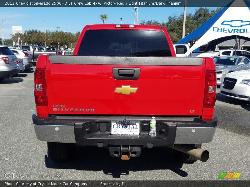 Victory Red / Light Titanium/Dark Titanium 2012 Chevrolet Silverado 2500HD LT Crew Cab 4x4