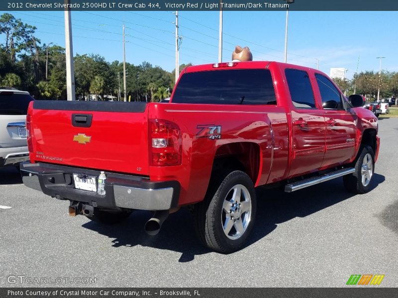 Victory Red / Light Titanium/Dark Titanium 2012 Chevrolet Silverado 2500HD LT Crew Cab 4x4