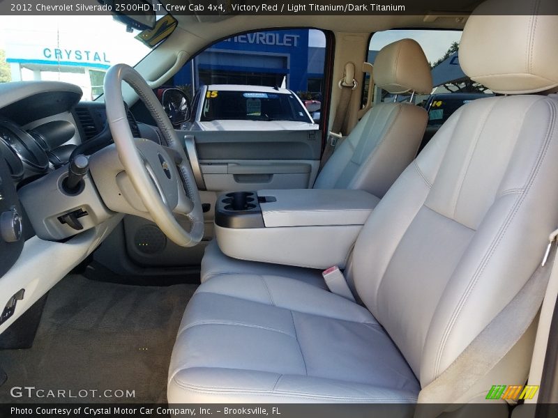 Victory Red / Light Titanium/Dark Titanium 2012 Chevrolet Silverado 2500HD LT Crew Cab 4x4