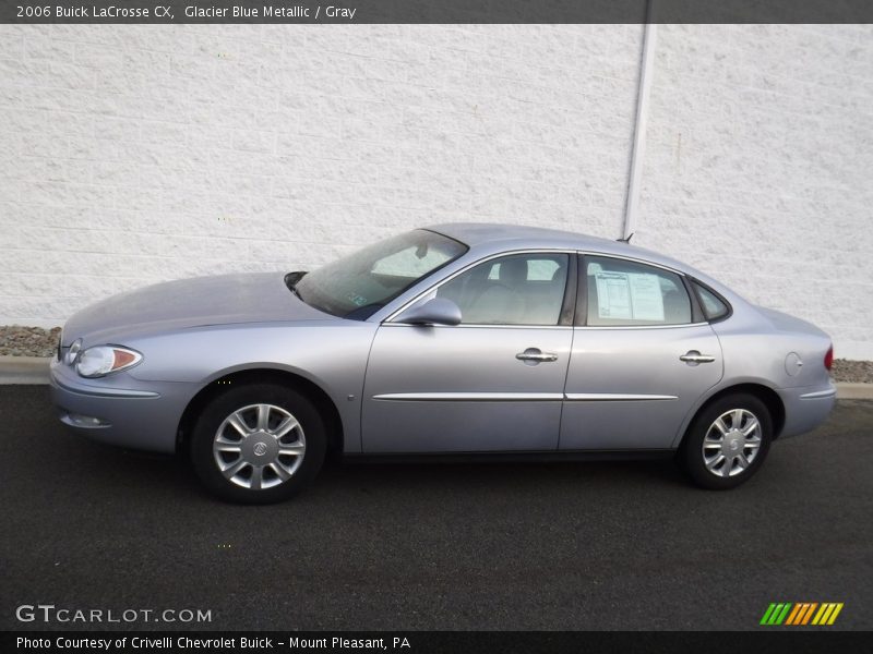 Glacier Blue Metallic / Gray 2006 Buick LaCrosse CX