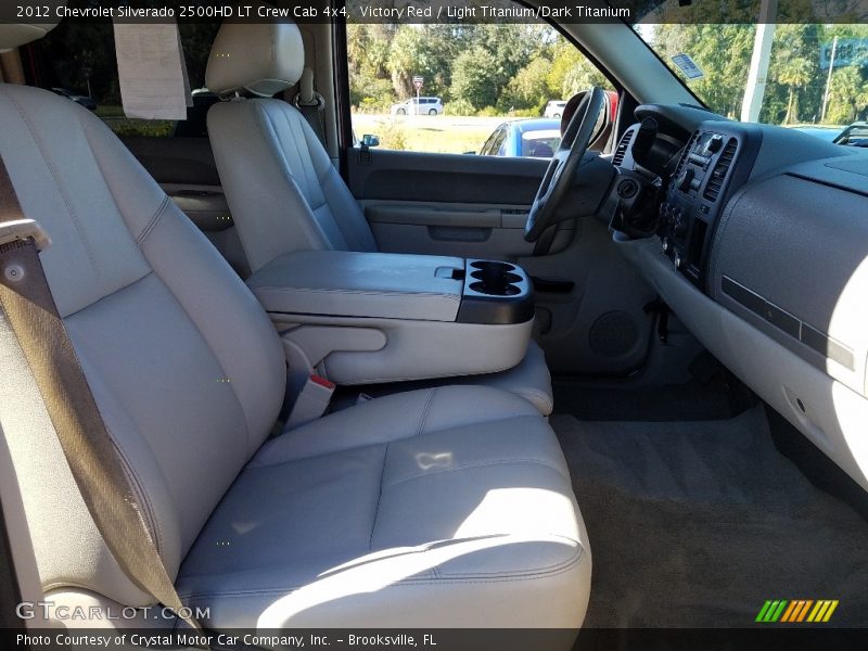 Victory Red / Light Titanium/Dark Titanium 2012 Chevrolet Silverado 2500HD LT Crew Cab 4x4
