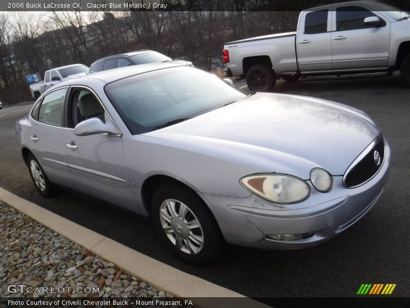 Glacier Blue Metallic / Gray 2006 Buick LaCrosse CX
