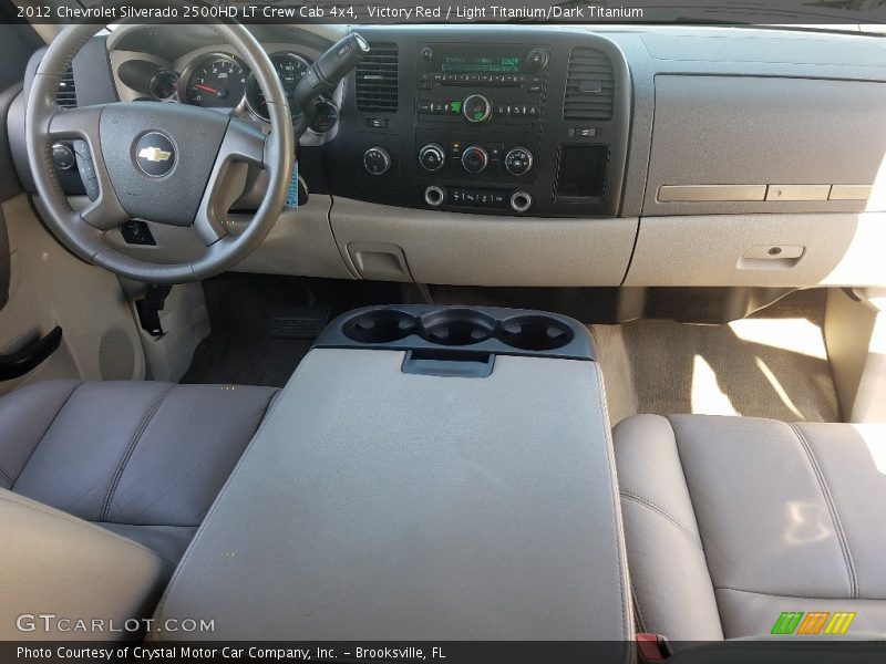 Victory Red / Light Titanium/Dark Titanium 2012 Chevrolet Silverado 2500HD LT Crew Cab 4x4