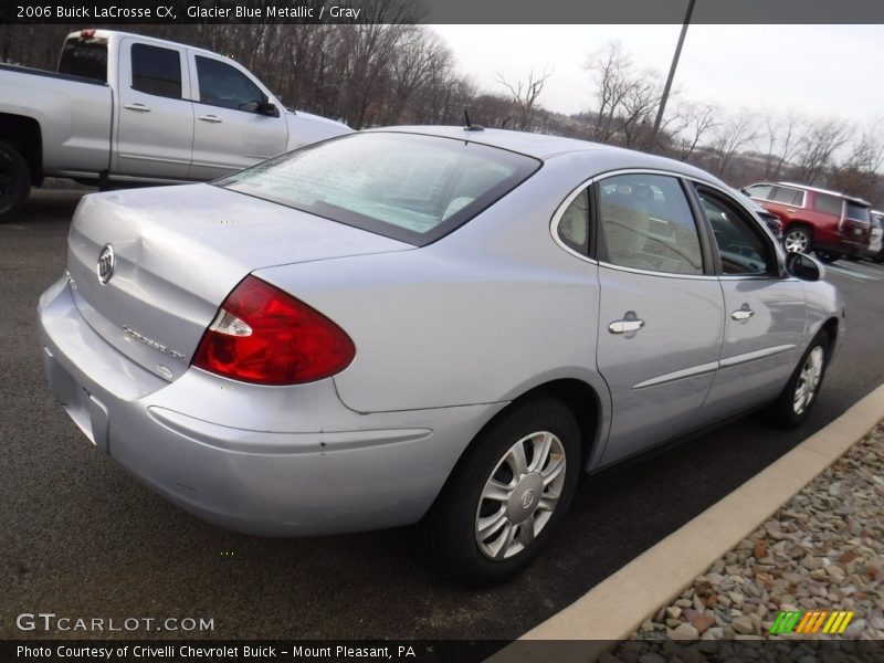 Glacier Blue Metallic / Gray 2006 Buick LaCrosse CX