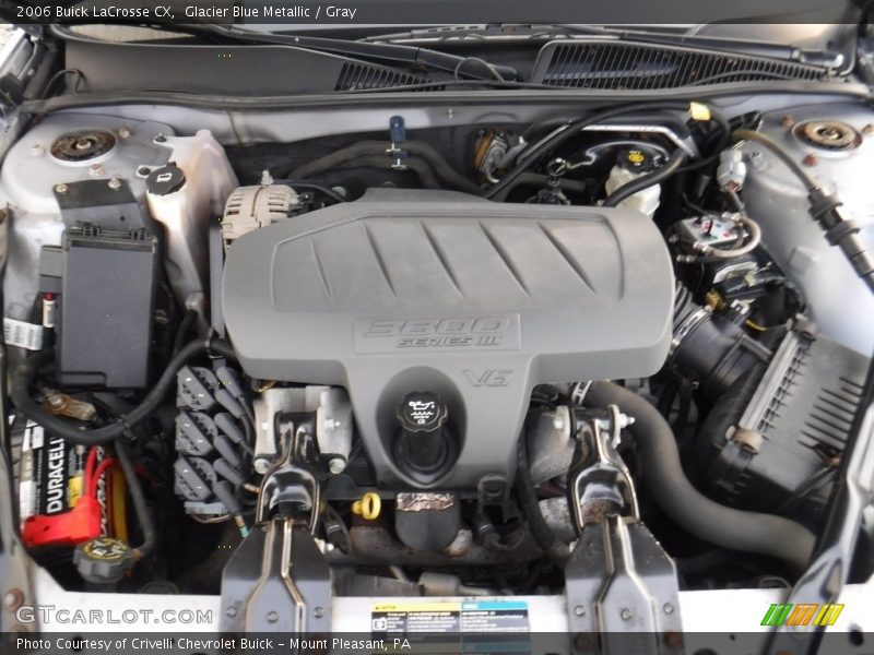 Glacier Blue Metallic / Gray 2006 Buick LaCrosse CX