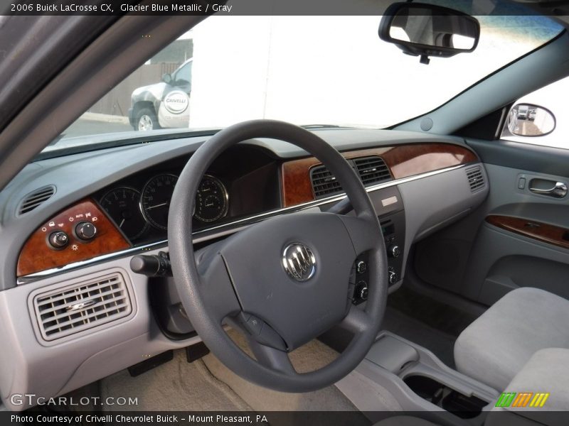 Glacier Blue Metallic / Gray 2006 Buick LaCrosse CX
