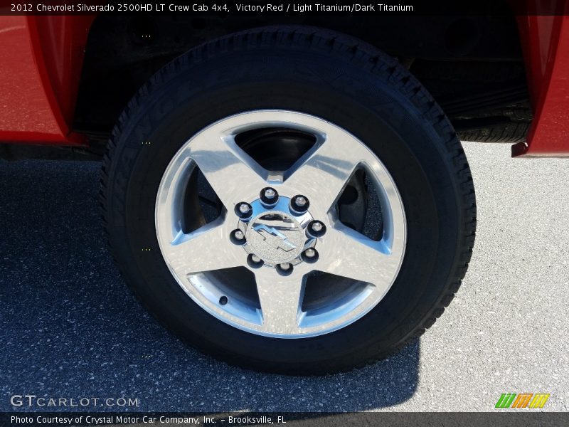 Victory Red / Light Titanium/Dark Titanium 2012 Chevrolet Silverado 2500HD LT Crew Cab 4x4