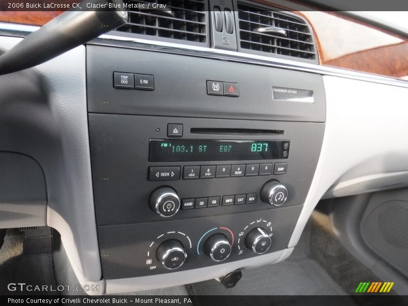 Glacier Blue Metallic / Gray 2006 Buick LaCrosse CX