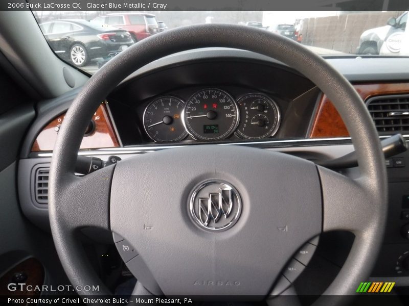 Glacier Blue Metallic / Gray 2006 Buick LaCrosse CX