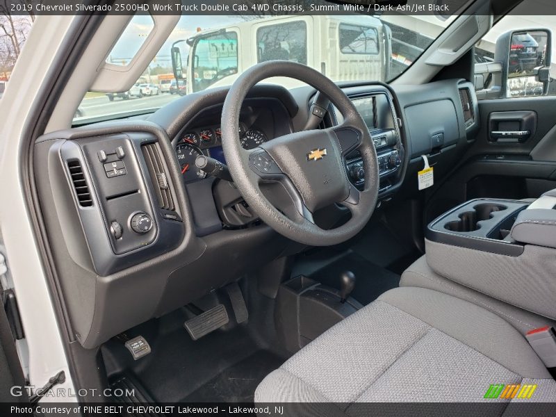 Summit White / Dark Ash/Jet Black 2019 Chevrolet Silverado 2500HD Work Truck Double Cab 4WD Chassis