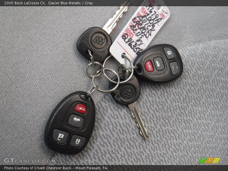 Glacier Blue Metallic / Gray 2006 Buick LaCrosse CX