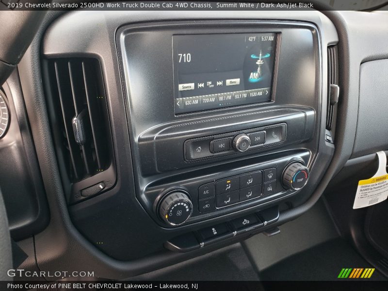 Summit White / Dark Ash/Jet Black 2019 Chevrolet Silverado 2500HD Work Truck Double Cab 4WD Chassis