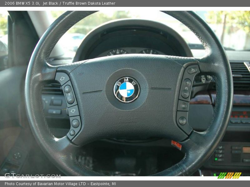 Jet Black / Truffle Brown Dakota Leather 2006 BMW X5 3.0i
