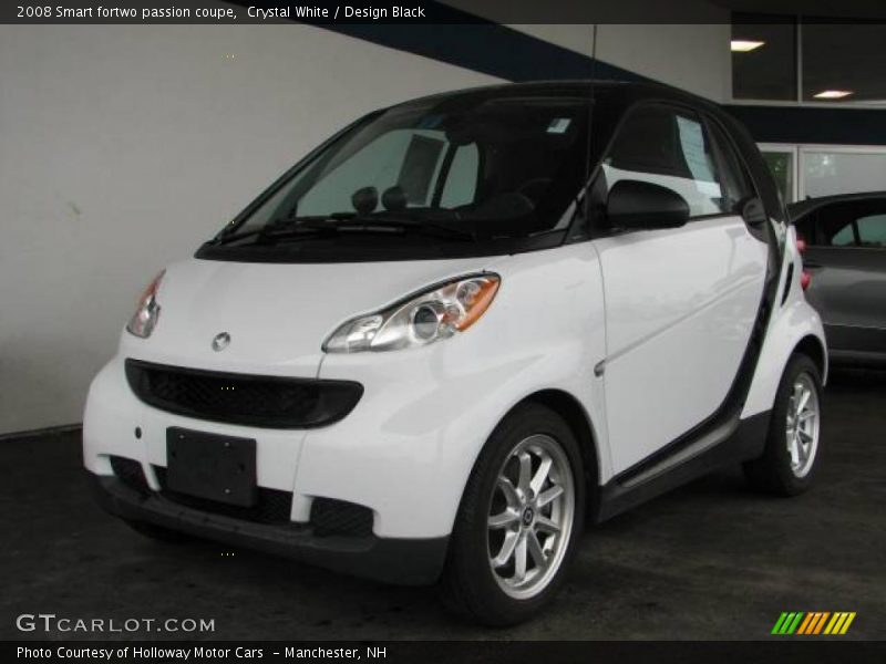 Crystal White / Design Black 2008 Smart fortwo passion coupe