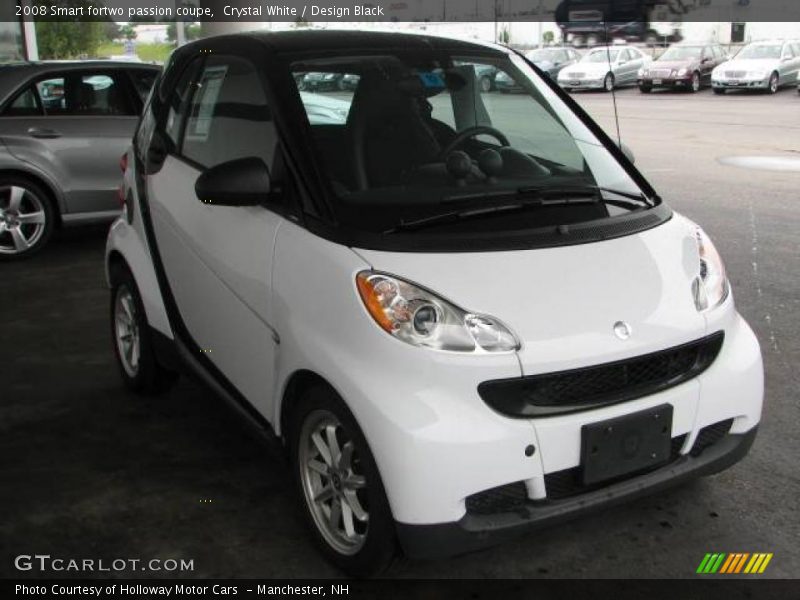 Crystal White / Design Black 2008 Smart fortwo passion coupe