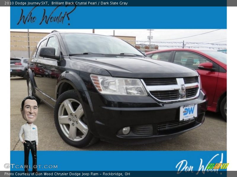Brilliant Black Crystal Pearl / Dark Slate Gray 2010 Dodge Journey SXT