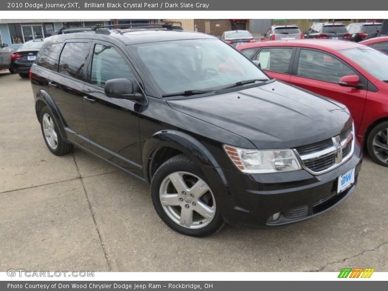Brilliant Black Crystal Pearl / Dark Slate Gray 2010 Dodge Journey SXT