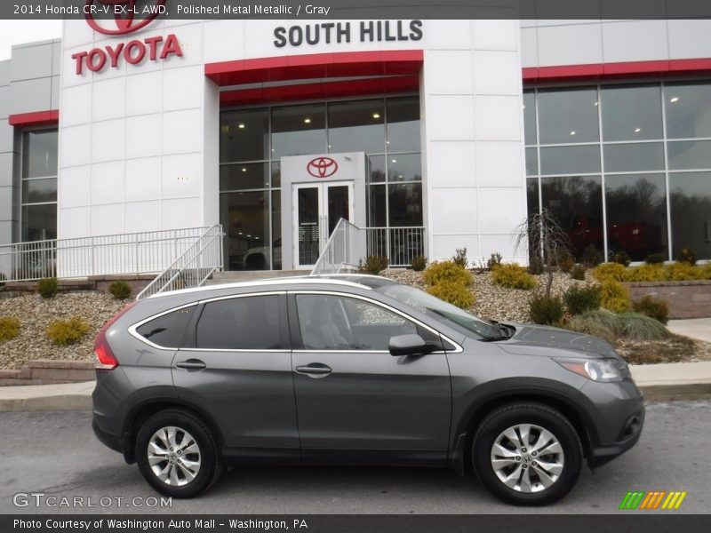 Polished Metal Metallic / Gray 2014 Honda CR-V EX-L AWD