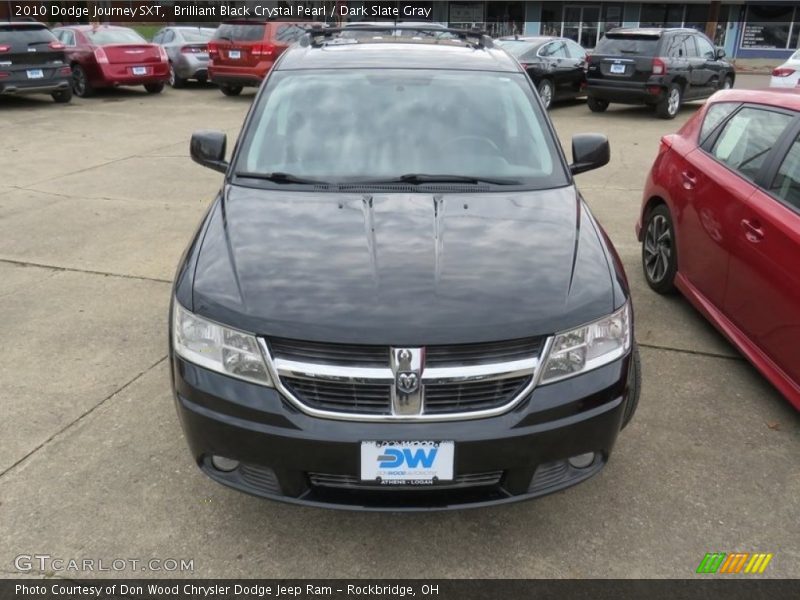 Brilliant Black Crystal Pearl / Dark Slate Gray 2010 Dodge Journey SXT