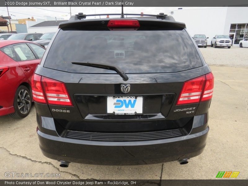 Brilliant Black Crystal Pearl / Dark Slate Gray 2010 Dodge Journey SXT