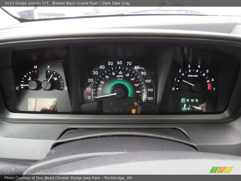 Brilliant Black Crystal Pearl / Dark Slate Gray 2010 Dodge Journey SXT